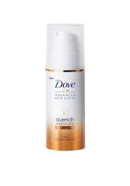 It can also help protect hair from damage from heat styling, uv exposure and pollution. Dove Quench Absolute Creme Serum Moisturize Hair Course Hair Natural Hair Tips