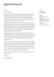A cover letter accompanies your cv as part of a job application. Barista Cover Letter Examples Expert Tips Free Resume Io