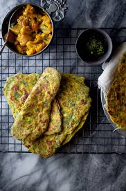 Methi Ke Parathe Fenugreek Leaves Flatbread Indian Food Recipes Flatbread Paratha