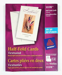 Card bases cardstock collection pack envelopes mixed media surfaces specialty tags: Avery Ink Jet Half Fold Textured Heavyweight Card Stock Cards Pack Of 15 New Ebay Envelope Book Card Stock Folded Cards