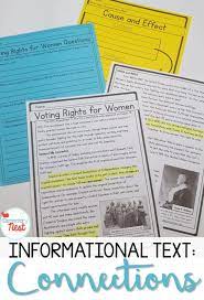 Third graders are expected to have math fact fluency in order to move on to complex problems. Making Connections In A Nonfiction Text Elementary Nest