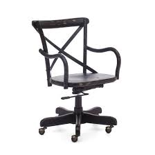 Cafe Desk Chair Antique Black Wood Office Chair Office Furniture Modern Black Office Chair