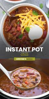 Instant Pot Chili In 2020 Easy Pressure Cooker Recipes Easy Instant Pot Recipes Instant Pot Recipes