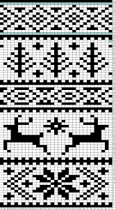 Tricksy Knitter Charts Fair Isle Reindeer Pattern 63801