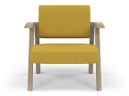 Mid century modern yellow accent chairs. Classic Mid Century Design Armchair In Mustard Yellow Fabric Distinct Designs London Ltd