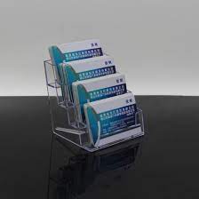 Made from top quality acrylic for durability and ease of use, it is double sided and provides visibility on both sides. China 4 Pocket Clear Acrylic Business Card Holder China Acrylic Name Card Holder And Name Card Holder Price