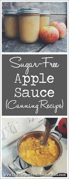 This Sugar Free Applesauce Is Great For Baking Baby Food Or Eating Right Out Of The Jar Recipe Includes C Canning Recipes Canned Applesauce Baby Food Recipes