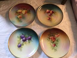 Vintage 22 piece noritake pierrepont children's china tea set with green stamp. Turin Bavaria Porcelain Decorative Plates Set Of 4 Gold Etsy Decorative Plates Plates Plate Sets