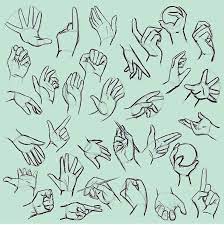 Hand Poses While Trying To Animate Characters Hand Drawing Reference Drawing Reference Drawings
