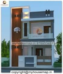 A simple black door with metal fittings is a good choice for a modern home design. Best House Front Elevation In India Get Latest Modern Front Elevation Today