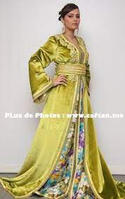 Green Caftan Moroccan Dress Moroccan Fashion Islamic Fashion