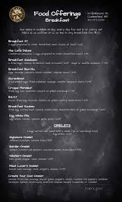 Menu of Cafe Mark in Cumberland, MD 21502