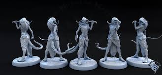 Yuan Ti Pureblood 28mm 3D Resin Printed Miniature Dungeons and Dragons Dnd  D&D Pathfinder Tabletop Mini Monster Mayhem Character Display RPG 