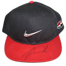 Nike tw aerobill classic 99 performance golf cap 2019 wolf gray/anthracite/black small/medium 4.8 out of 5 stars 27 nike tw tiger woods aerobill heritage 86 hat bv1072 (l/xl, vivid purple). Lot Detail Tiger Woods Signed Red And Black Nike Hat Jsa Coa