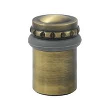 Round Universal Floor Bumper Pattern Cap 2 Antique Brass In 2020 Solid Brass Antique Brass Flooring