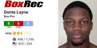 BoxRec: Donte Layne