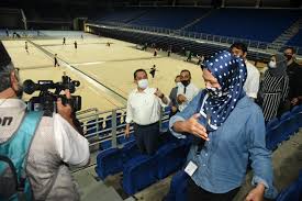 You can take a train from kuala lumpur (kul) to axiata arena via bandar tasik selatan and bukit jalil in around 53 min. Galeri Foto Album Lawatan Tapak Ke Axiata Arena Kompleks Sukan Negara Bukit Jalil Kuala Lumpur Pada 9 April 2021 Image Lawatan Tapak Ke Axiata Arena Kompleks Sukan Negara Bukit