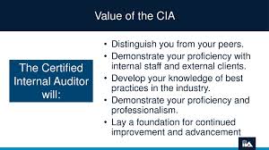 The institute of internal auditors (iia) is an organization which advocates, provides educational conferences, and develops standards, guidance, and certifications for the internal audit profession. Global Certifications Certified Internal Auditor Cia Ppt Download