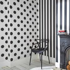 The new paint was ruined as elevating. Polka Dots Spots Wallpaper Black White Your 4 Walls
