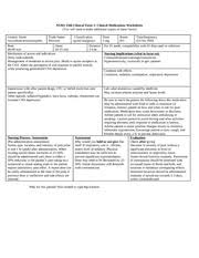 Canva is actually what i used to make the med cards for our nursingsos members. 12930936 Percocet Drug Card Nurs 1566 Clinical Form 3 Clinical Medications Worksheets You Will Need To Make Additional Copies Of These Forms Generic Course Hero