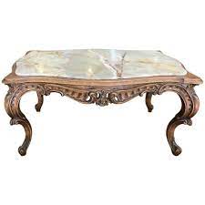 Vintage italian empire walnut & brass 39 pedestal plant stand w caryatids. Sold Price Italian Rococo Style Walnut And Onyx Coffee Table Invalid Date Pdt Coffee Table Decor Rococo Style