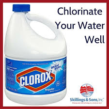 Pour in the chlorine solution. When Should You Chlorinate Your Water Well