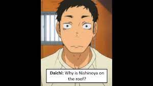 Check spelling or type a new query. Why Is Nishinoya On The Roof Incorrect Haikyuu Quotes Part 3 Youtube