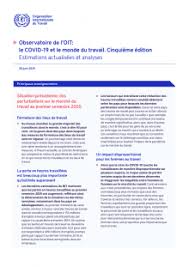 S'utilise avec les articles le, l' (devant une voyelle ou un h muet), un. Observatoire De L Oit Le Covid 19 Et Le Monde Du Travail Cinquieme Edition World Reliefweb