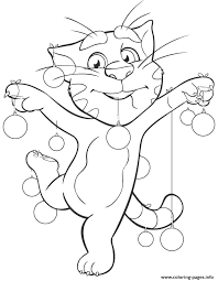 If you want to get to know all the characters better, then do not waste time and. Talking Tom Christmas Coloring Pages Printable