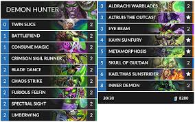 Hearthstone Best Standard Decks For Ashes Of Outland Meta Hearthstone Heroes Of Warcraft