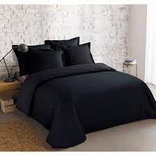 Check spelling or type a new query. Vision Parure De Couette Unie 220 X 240 Cm Noir Cdiscount Maison