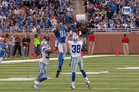 Larry fitzgerald dodged the curse and caught the most. While Dez Bryant Was Busy Yelling Calvin Johnson Was Busy Catching 14 Passes For 329 Yards Gifs Total Pro Sports
