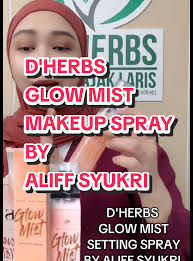 D'Herbs Glow Mist Makeup Spray: Perfect for Refreshing Skin