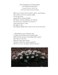 Ode Intimations On Immortality By William Wordsworth Penny Dreadful Quotes Penny Dreadful Poetry Funny