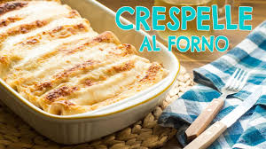 Il pasticcio di crespelle è un primo piatto molto versatile e ci da la possibilità di condirlo in mille modi ad esempio inforniamo il pasticcio di crespelle in forno preriscaldato a 180° per circa 15/20 minuti. Crespelle Al Forno Ripiene Con Prosciutto E Formaggio Ricetta Facile E Veloce 55winston55 Youtube
