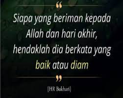 Tapi mereka tidak banyak bicara dan mengeluh seperti kamu. Diam Itu Emas Ikadi Karanganyar