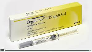 1 seringue préremplie d'ovitrelle (250 microgrammes) est administrée 24 à 48 heures après obtention d'une croissance folliculaire adéquate. Orgalutran Spritze Zum Unterdrucken Des Eisprungs Bei Ivf Und Icsi