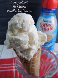 4 Ingredient No Churn Vanilla Ice Cream Homemade Vanilla Ice Cream Easy Homemade Ice Cream Homemade Ice