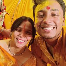 A sprinkle of haldi, a sprinkle of love, a sprinkle of happiness.💛 It's a  blessing to have a brother like you @imharsh3025 and now we've made all the  preparations to welcome the