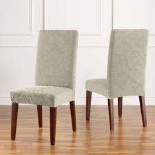 With our dining chair cover, the stain will be blocked outside the chair cover. Sure Fit Stretch Jacquard Damask Dining Room Chair Slipcover Kohls In 2021 Dining Room Chair Covers Dining Room Chair Slipcovers Chair Slipcover