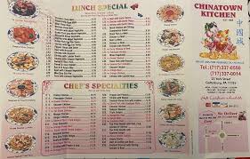 Soda (2 liter) 2升汽水 coke, diet coke, pepsi, diet pepsi, sprite, ginger ale. Online Menu Of Chinatown Kitchen Restaurant Gettysburg Pennsylvania 17325 Zmenu