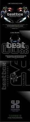 Beatbox Trendy Fonts Music Logo Logo Young