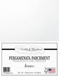 Visit the clear path paper store. Pergamenata Parchment Paper Bianco White Cardstock 8 5 X 11 Inch 230 Gsm 85 Lb Cover 25 Sheets From Cardstock Warehouse Buy Online In Antigua And Barbuda At Antigua Desertcart Com Productid 38910814