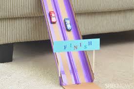 Those paper fashions are in manufacturing. Diy Toys Homemade Race Car Track Sheknows