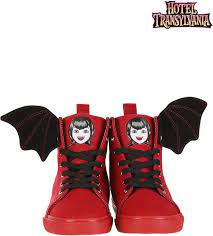 Amazon.com: Hotel Transylvania Mavis Red High Top Sneakers for Kids,  Children's Hotel Transylvania Shoes with Attached Bat Wing Shoe-1 :  Clothing, Shoes & Jewelry