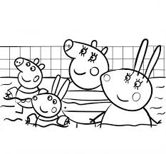 Disegno di peppa pig da colorare per bambini. Amici Di Peppa A Tutto Donna