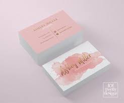 Cheap business cards, buy quality education & office supplies directly from china suppliers:2 pack stainless steel business cards holders desktop card display business card rack organizer(rose gold) enjoy free shipping worldwide! Watercolor Business Card Template Rose Gold Printable Business Etsy In 2021 Watercolor Business Cards Pink Business Card Artist Business Cards