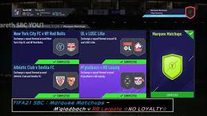 That's what i was responding to. Fifa21 Sbc Marquee Matchups M Gladbach V Rb Leipzig No Loyalty Youtube