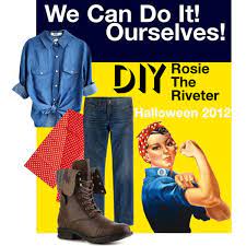 Diy Rosie The Riveter Costume Rosie The Riveter Halloween Rosie The Riveter Costume Rosie The Riveter Halloween Costume