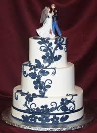Navy Blue Wedding Cakes Add Some Yellow Flowers Silver Wedding Cake Wedding Cakes Blue Military Wedding Cakes